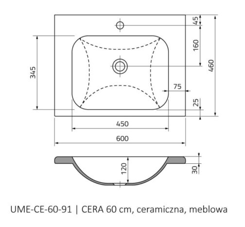 ORISTO CERA UMYWALKA MEBLOWA 50, cm, 60 cm, 80 cm - obrazek 6