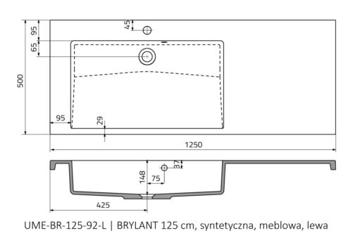 ORISTO BRYLANT UMYWALKA MEBLOWA - obrazek 4