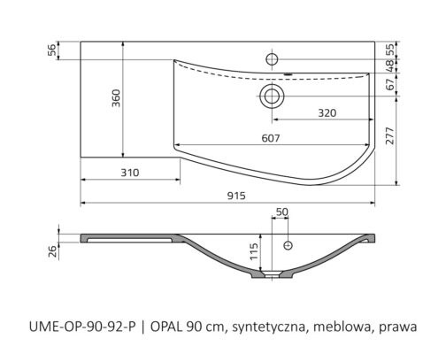 ORISTO OPAL UMYWALKA MEBLOWA - obrazek 4