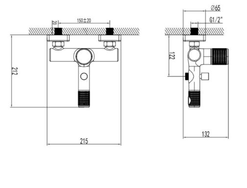 FDESIGN ARDESIA Bateria wannowa różowe złoto/czarny FD1-ARD-1-25 - obrazek 3