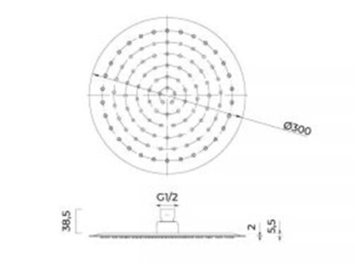 OLTENS HAMNES Zestaw bateria podtynkowa z deszczownicą 30 cm Vindel/Sondera i kompletem prysznicowym Ume - obrazek 8